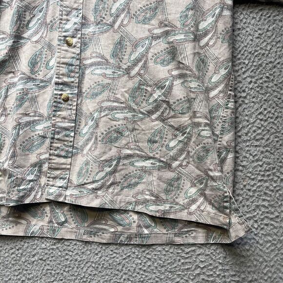 ONO Hawaiian Shirt Mens XL Aloha Camp Tropical Button Up Short Sleeve - Picture 6 of 15